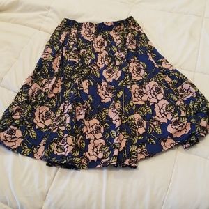 Lularoe M floral Madison skirt